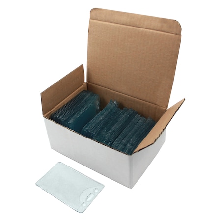 C-Line Heavy Duty ID Badge Holders, Vinyl, Vertical, 2.38 x 3.38, PK100 CLI88617